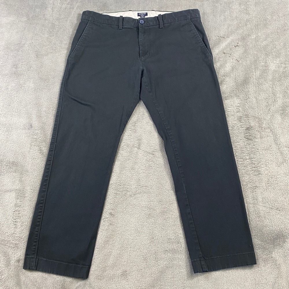 J.Crew Chino Pants Men 33x30 Navy Flex Slim Fit H3167 Cotton Stretch Re-imagined